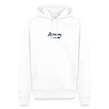 Astronomie - Männer Premium Bio Hoodie - Weiß - Vorne - Nico (187cm)