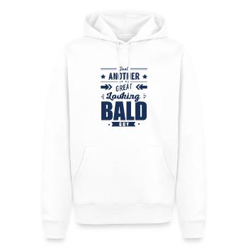 Glatzen Glatzkopf Kein Haar Glatze Keine Haare - Männer Premium Bio Hoodie - Weiß - Vorne - Nico (187cm)