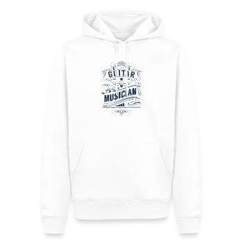E-Gitarre Gitarre Gitarren Gitarrist Instrument - Männer Premium Bio Hoodie - Weiß - Vorne - Nico (187cm)