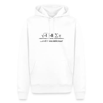 Physique - Sweat à capuche Premium bio Homme - blanc - Devant - Nico (187cm)