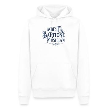 Musicians Baritone Baritone Player Baritone Instrument - Men’s Premium Organic Hoodie - white - Front - Nico (187cm)