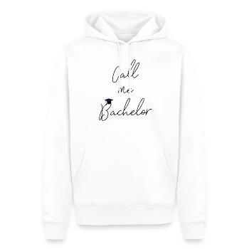 Bachelor Abschluss Uni Sponsion Geschenk Tochter - Männer Premium Bio Hoodie - Weiß - Vorne - Nico (187cm)