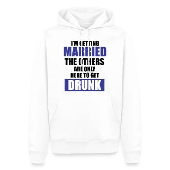 Junggesellenabschied - Männer Premium Bio Hoodie - Weiß - Vorne - Nico (187cm)