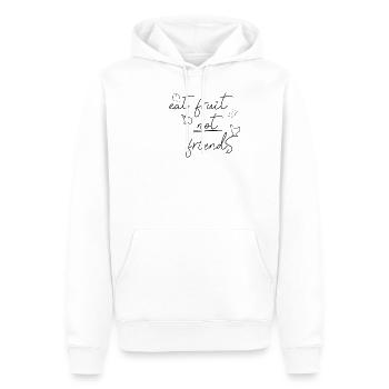 cool dit végétalien pour végétalien et végétarien - Sweat à capuche Premium bio Homme - blanc - Devant - Nico (187cm)