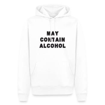Trinkspruch - Männer Premium Bio Hoodie - Weiß - Vorne - Nico (187cm)