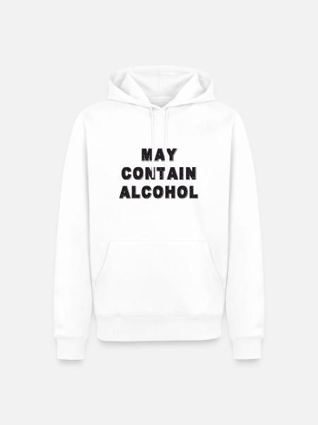 toast - Men’s Premium Organic Hoodie - white