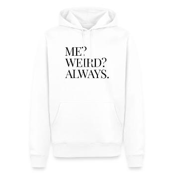I am odd - Men’s Premium Organic Hoodie - white - Front - Nico (187cm)