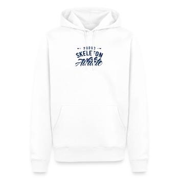 Eiskanal Skeleton Rodelschlitten Eisbahn Schlitten - Männer Premium Bio Hoodie - Weiß - Vorne - Nico (187cm)