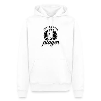 Équipe de joueurs de volleyball volleyball volleyball - Sweat à capuche Premium bio Homme - blanc - Devant - Nico (187cm)