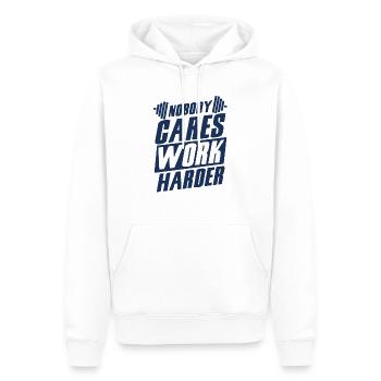 Deadlift Kreuzheber Deadliften Kreuzheben Gym - Männer Premium Bio Hoodie - Weiß - Vorne - Nico (187cm)