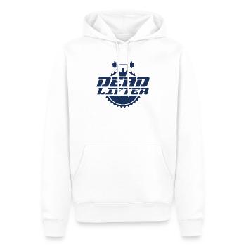 Kreuzheben Gym Deadlift Deadliften Kreuzheber - Männer Premium Bio Hoodie - Weiß - Vorne - Nico (187cm)