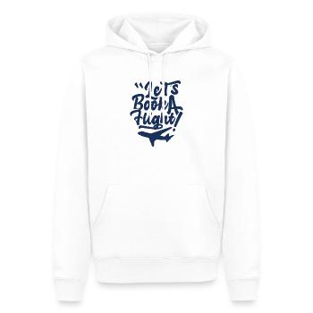 Reise Spontan Last Minute Letzte Minute Reisen - Männer Premium Bio Hoodie - Weiß - Vorne - Nico (187cm)