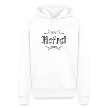 Chemise autrichienne ● Hofrat ● cadeau - Sweat à capuche Premium bio Homme - blanc - Devant - Nico (187cm)