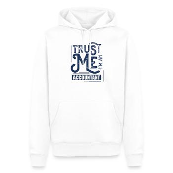 Buchhalter - Männer Premium Bio Hoodie - Weiß - Vorne - Nico (187cm)