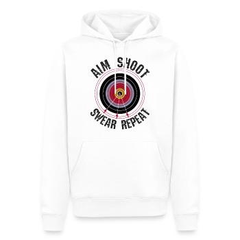archery - Men’s Premium Organic Hoodie - white - Front - Nico (187cm)