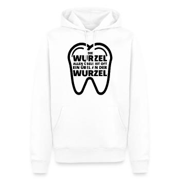 Zahnärzte - Männer Premium Bio Hoodie - Weiß - Vorne - Nico (187cm)