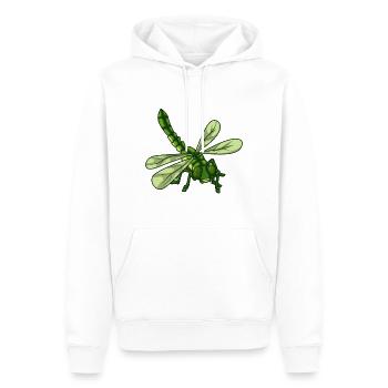 niveau à bulle - Sweat à capuche Premium bio Homme - blanc - Devant - Nico (187cm)