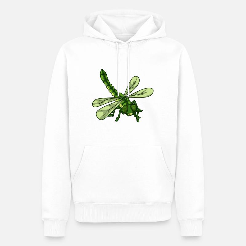 niveau à bulle - Sweat à capuche Premium bio Homme - blanc