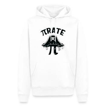 Pi Day Piratenhut Schädel Seemann Mathe Lehrer - Männer Premium Bio Hoodie - Weiß - Vorne - Nico (187cm)