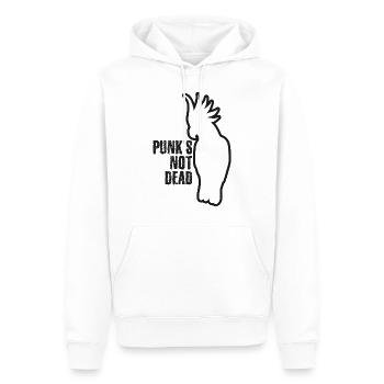 Punk Kakadu Lustig - Männer Premium Bio Hoodie - Weiß - Vorne - Nico (187cm)