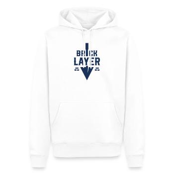 Maurerei Maurer Maurern Team Mauer Bauen - Männer Premium Bio Hoodie - Weiß - Vorne - Nico (187cm)