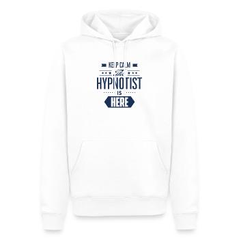 Hypnotiseur Team Hypnotisieren Hypnotisch Hypnose - Männer Premium Bio Hoodie - Weiß - Vorne - Nico (187cm)
