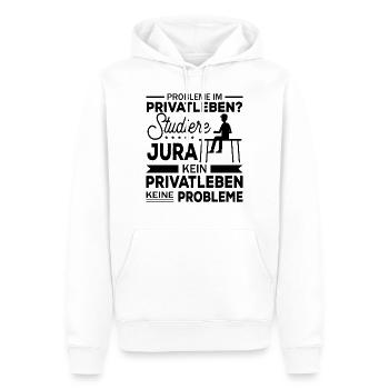 Jura Geschenk Spruch - Männer Premium Bio Hoodie - Weiß - Vorne - Nico (187cm)