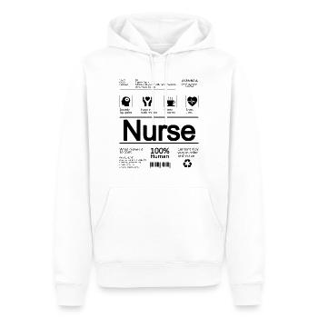 Nurse nurse - Men’s Premium Organic Hoodie - white - Front - Nico (187cm)