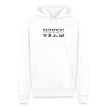 Heilpraxis Osteopathie Osteopathin Osteopath Team - Männer Premium Bio Hoodie - Weiß - Vorne - Nico (187cm)