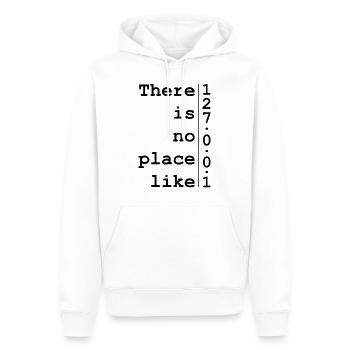 Entwickler Informatiker - Männer Premium Bio Hoodie - Weiß - Vorne - Nico (187cm)