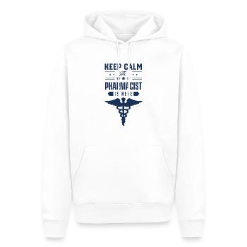 Équipe de médecine pharmacien pharmacien - Sweat à capuche Premium bio Homme - blanc - Devant - Nico (187cm)