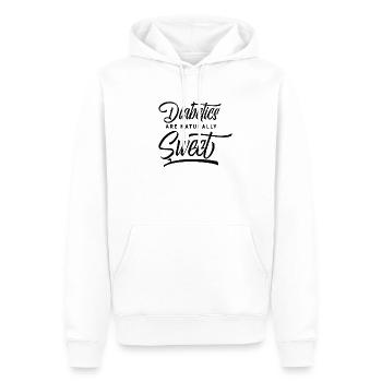 Blutzucker Diabetiker Spruch Insulin Diabetes - Männer Premium Bio Hoodie - Weiß - Vorne - Nico (187cm)