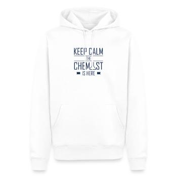 Chimie chimiste équipe chimiste chimiste - Sweat à capuche Premium bio Homme - blanc - Devant - Nico (187cm)