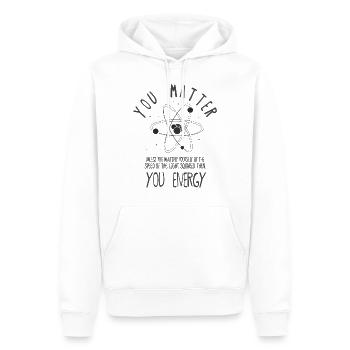 You Are Important Science Funny - Men’s Premium Organic Hoodie - white - Front - Nico (187cm)