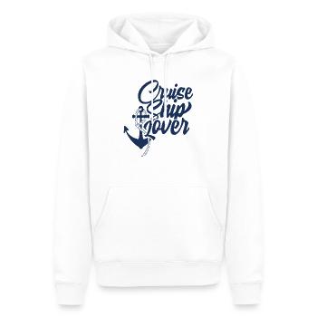 Kreuzfahrtschiff - Männer Premium Bio Hoodie - Weiß - Vorne - Nico (187cm)
