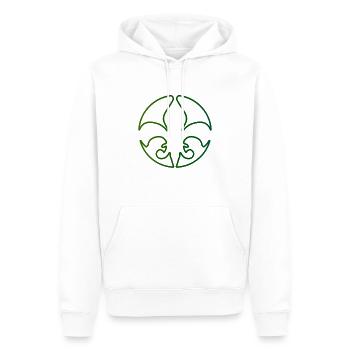 Boy Scout Lily Scout Gift - Men’s Premium Organic Hoodie - white - Front - Nico (187cm)