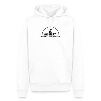 Physiotherapie Ausbildung Krankengymnastik - Männer Premium Bio Hoodie - Weiß - Vorne - Nico (187cm)