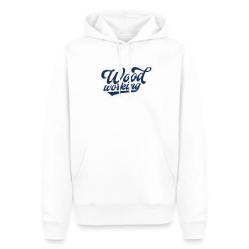 Team Holzarbeiter Holzfäller Holzarbeit Baumfäller - Männer Premium Bio Hoodie - Weiß - Vorne - Nico (187cm)