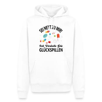 Arzt Ärztin Lustiges Geschenk - Männer Premium Bio Hoodie - Weiß - Vorne - Nico (187cm)