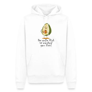 Schwangerschaft Avocado Glück Schwanger Geschenk - Männer Premium Bio Hoodie - Weiß - Vorne - Nico (187cm)