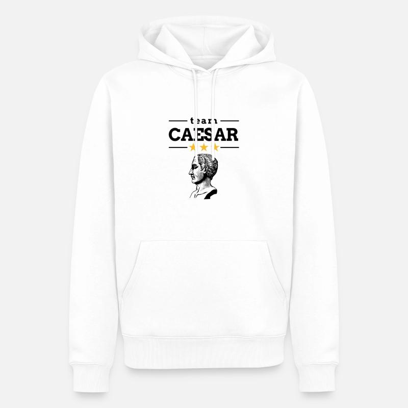 Team Gaius Julius Cäsar - Männer Premium Bio Hoodie - Weiß