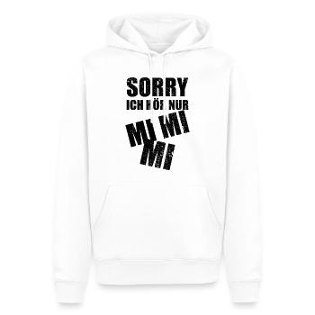 Büro Büros Arbeit Kollege Kollegin lustiger Spruch - Männer Premium Bio Hoodie - Weiß - Vorne - Nico (187cm)