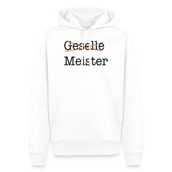 meister - Männer Premium Bio Hoodie - Weiß - Vorne - Nico (187cm)