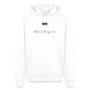 Bräutigam mit Fliege - Männer Premium Bio Hoodie - Weiß - Vorne - Nico (187cm)