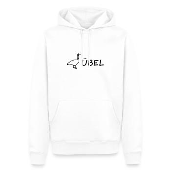Gans Übel Spruch Betrunken Party Kotzen - Männer Premium Bio Hoodie - Weiß - Vorne - Nico (187cm)
