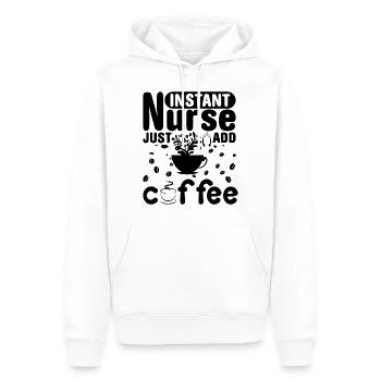 Nursing nurse nurse - Men’s Premium Organic Hoodie - white - Front - Nico (187cm)