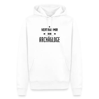 Vertrau mir ich bin Archäologe Graben Archäologie - Männer Premium Bio Hoodie - Weiß - Vorne - Nico (187cm)