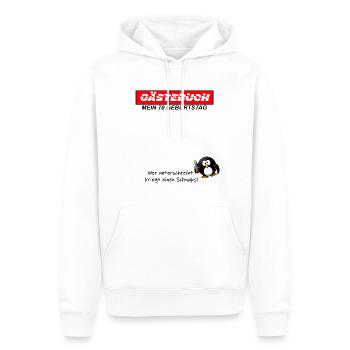 70. Geburtstag - Männer Premium Bio Hoodie - Weiß - Vorne - Nico (187cm)