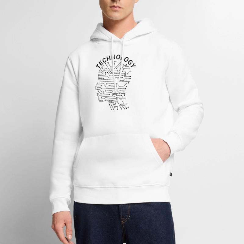 Technology technologie nerd Männer Premium Bio Hoodie