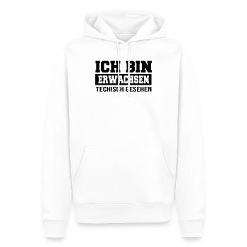 18 Jahre 18 Geburtstag Geschenk - Männer Premium Bio Hoodie - Weiß - Vorne - Nico (187cm)